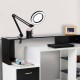 YG-809-2 5X Magnifying Lamp Illuminated Desktop Magnifier LED Lamp with 84mm Clamp Swivel Arm or Reading with Dust Cover Care Tools YG-809-2 5X Magnifying Lamp Illuminated Desktop Magnifier LED Lamp with 84mm Clamp Swivel Arm or Reading with Dust Cover Care Tools