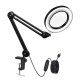 YG-810-1 5X 780mm Magnifying Lamp Illuminated Desktop Magnifier LED Lamp with 81mm Clamp Swivel Arm or Reading with Dust Cover Care Tools YG-810-1 5X 780mm Magnifying Lamp Illuminated Desktop Magnifier LED Lamp with 81mm Clamp Swivel Arm or Reading with Dust Cover Care Tools