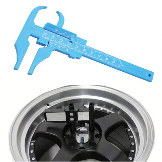 0-100MM 0.5MM Simple Reading Plastic Caliper Beauty Caliper Gift Caliper