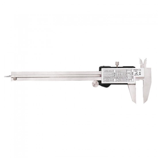 0-150MM Electronic Digital Caliper with Extra Large LCD Screen 0 - 6 Inches Inch/Fractions/Millimeter Conversion