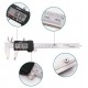 0-150MM Electronic Digital Caliper with Extra Large LCD Screen 0 - 6 Inches Inch/Fractions/Millimeter Conversion