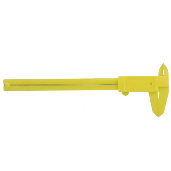 0-150mm 6 Inch Mini Plastic Vernier Caliper Gauge Measuring Tool