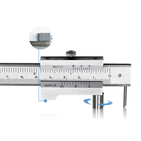 0-200MM Parallel Ruler Crossed Caliper Cursor Marking Stainless Steel Caliper Carbide Needle Marking Vernier Caliper