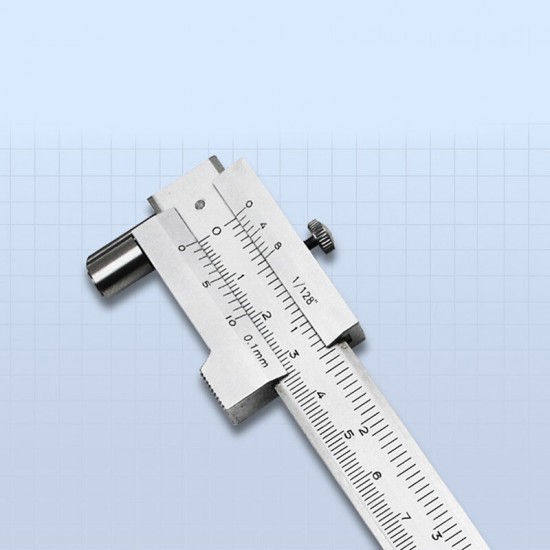 0-200MM Parallel Ruler Crossed Caliper Cursor Marking Stainless Steel Caliper Carbide Needle Marking Vernier Caliper