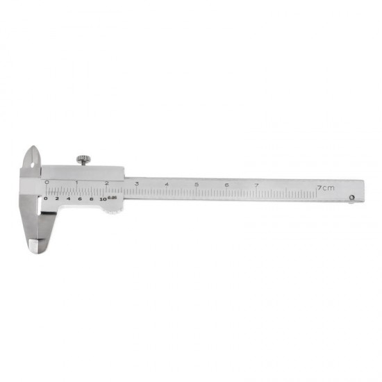 0-70mm Mini Stainless Vernier Caliper Metric Caliper Thickness Gauge Measurement Tools