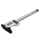 150mm Digital Ruler Digital Caliper Solar Power Carbon Fiber Ruler Measuring Tool