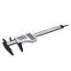 150mm Digital Ruler Digital Caliper Solar Power Carbon Fiber Ruler Measuring Tool