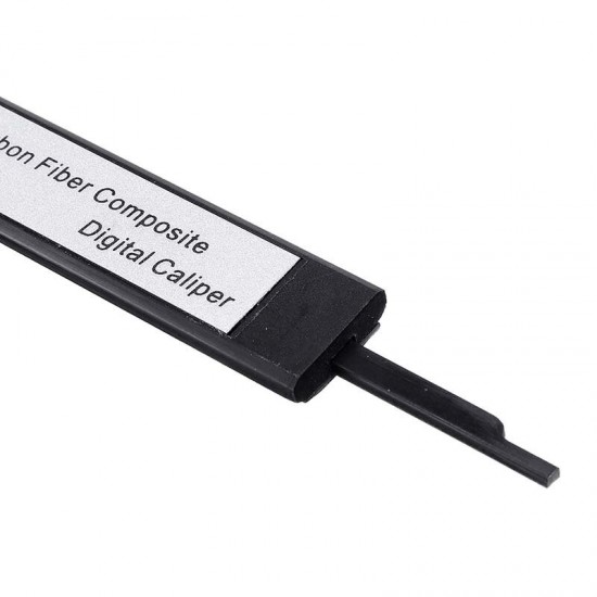 150mm Digital Ruler Digital Caliper Solar Power Carbon Fiber Ruler Measuring Tool