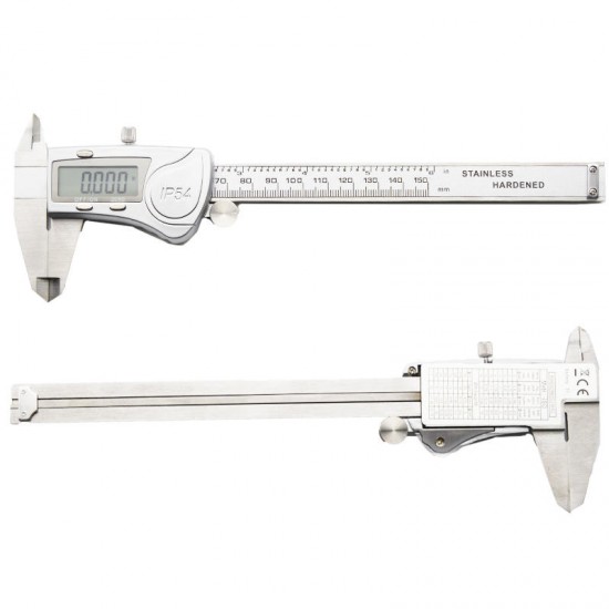 150mm Electronic Digital Caliper Waterproof IP54 Digital Caliper Micrometer Guage Stainless Steel Vernier Caliper Measuring Tool