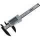 0-100mm 4inch LCD Digital Electronic Vernier Caliper Gauge Micrometer Carbon Fiber