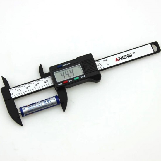 100mm 4inch LCD Digital Caliper Vernier Micrometer Electronic Carbon Fiber 100mm 4inch LCD Digital Caliper Vernier Micrometer Electronic Carbon Fiber