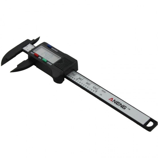 100mm 4inch LCD Digital Caliper Vernier Micrometer Electronic Carbon Fiber 100mm 4inch LCD Digital Caliper Vernier Micrometer Electronic Carbon Fiber