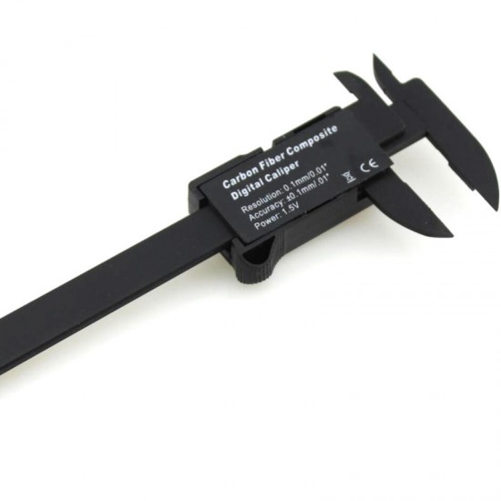 100mm 4inch LCD Digital Caliper Vernier Micrometer Electronic Carbon Fiber 100mm 4inch LCD Digital Caliper Vernier Micrometer Electronic Carbon Fiber
