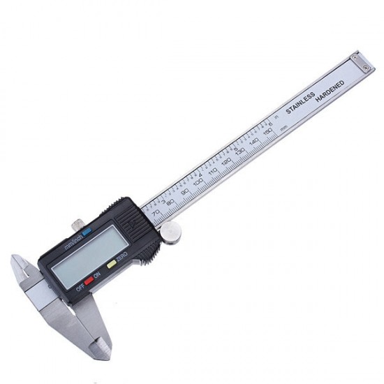 6 Inch 150mm Electronic Mini Digital Caliper Micrometer Guage Ruler