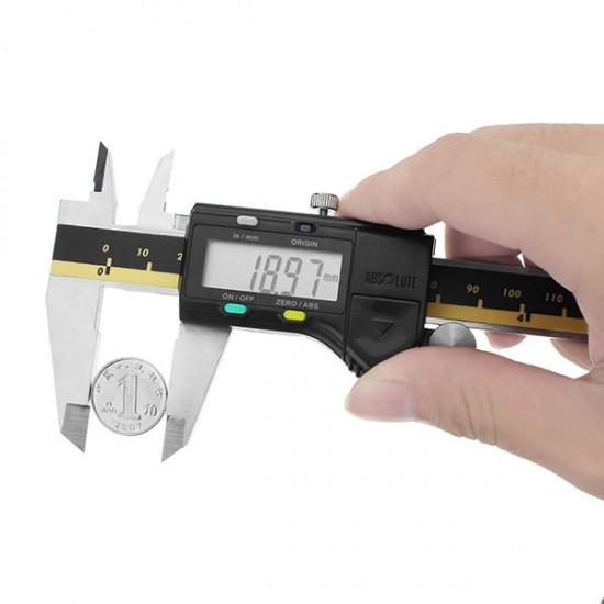 6inch 0-150mm 0.01mm Digital Caliper Stainless Steel Electronic Vernier Calipers