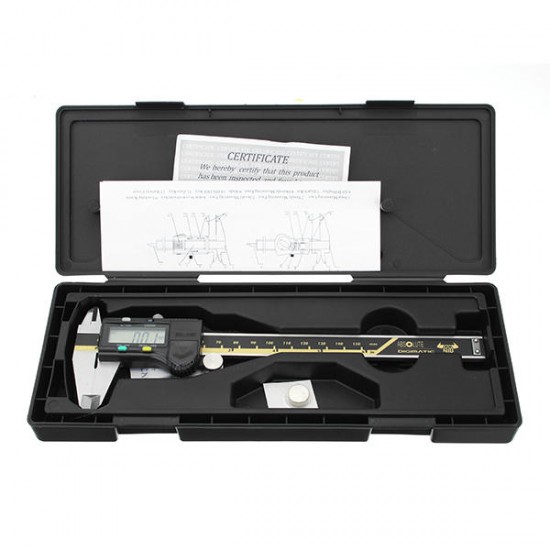 6inch 0-150mm 0.01mm Digital Caliper Stainless Steel Electronic Vernier Calipers