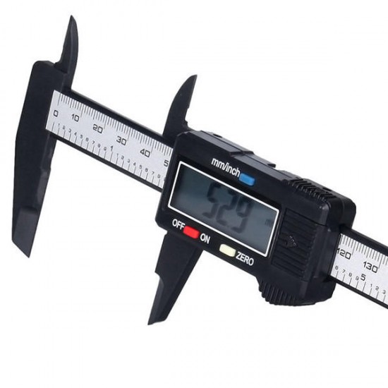 6inch 150mm Electronic Digital Caliper Ruler Carbon Fiber Composite Vernier