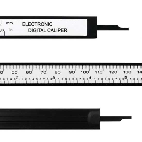 Digital Caliper 6-Inch 150mm Electronic Waterproof IP54 Digital Vernier Caliper LCD Screen Display Micrometer Measuring Tool Caliper