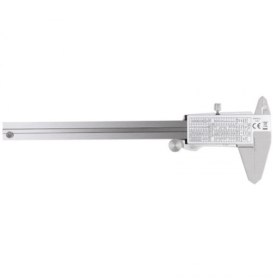 Digital Stainless Steel Caliper 150mm 6 Inches Inch/Metric/Fractions Conversion 0.01mm Resolution with Box Digital Stainless Steel Caliper 150mm 6 Inches Inch/Metric/Fractions Conversion 0.01mm Resolution with Box