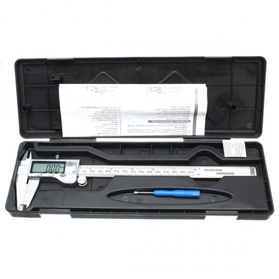 Digital 0-300mm 0.01mm Caliper Stainless Steel Electronic Vernier Caliper Metric/Inch Measuring Tool