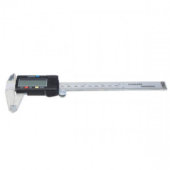 Digital Caliper LCD Stainless Electronic Ruler Micrometer Measuring 0-6inch 150mm