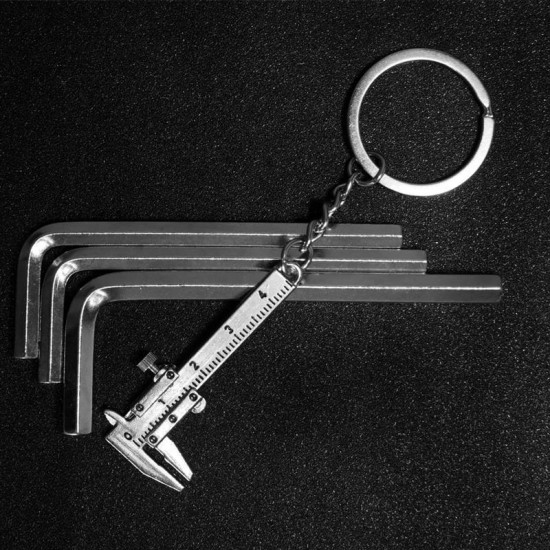 Mini Key Ring Calipers Special Simulation Model Slide Ruler Vernier Digital Caliper Accurate Micrometer Measuring Gauging Tools Mini Key Ring Calipers Special Simulation Model Slide Ruler Vernier Digital Caliper Accurate Micrometer Measuring Gauging Tools
