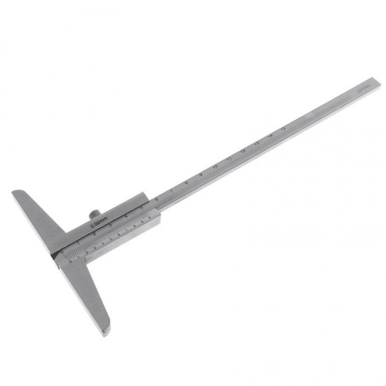 NEW High Quality 150mm 200mm 300mm Depth Vernier Caliper 0.02mm 0-150mm 0-200mm 0-300mm Depth Gauge Depth Measuring Tool