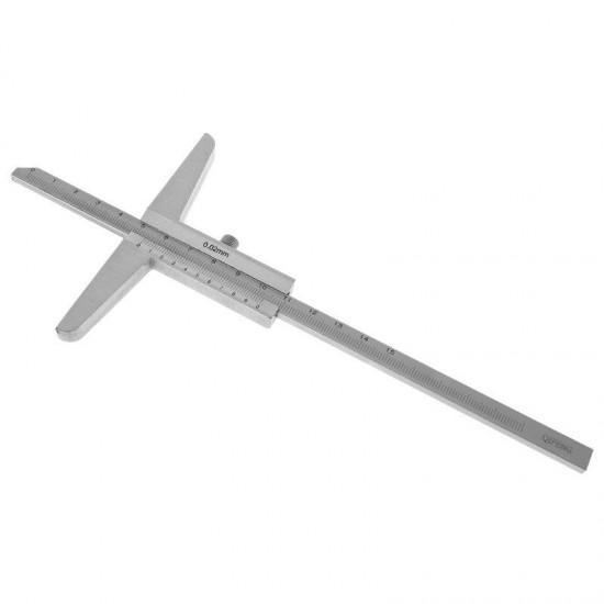 NEW High Quality 150mm 200mm 300mm Depth Vernier Caliper 0.02mm 0-150mm 0-200mm 0-300mm Depth Gauge Depth Measuring Tool NEW High Quality 150mm 200mm 300mm Depth Vernier Caliper 0.02mm 0-150mm 0-200mm 0-300mm Depth Gauge Depth Measuring Tool