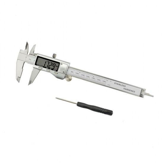 0-6 Inch LCD Screen Stainless Steel Measurement Tool Electronic Digital Caliper Precision Metric Vernier