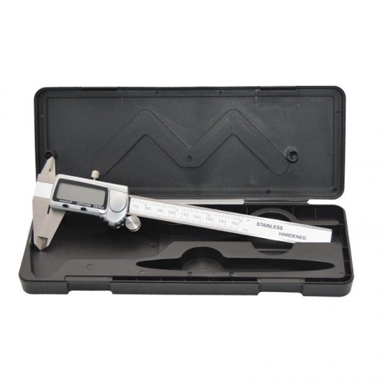 Stainless Steel Digital metal Fraction Caliper 150mm Fraction /mm/ Inch High Precision large LCD display Vernier Caliper Stainless Steel Digital metal Fraction Caliper 150mm Fraction /mm/ Inch High Precision large LCD display Vernier Caliper