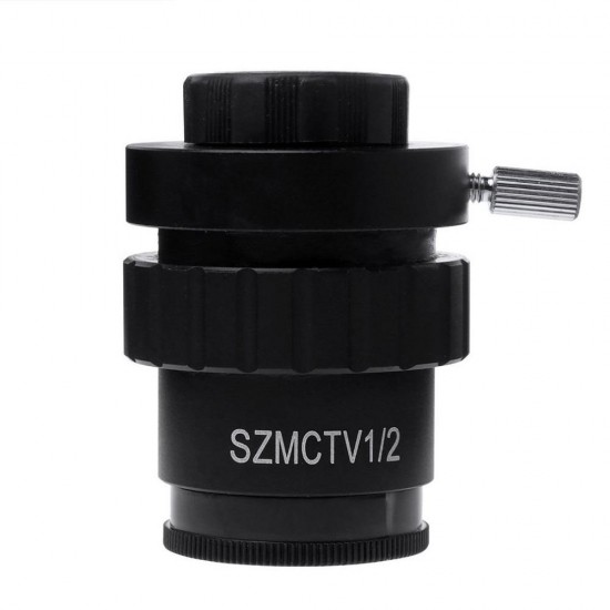 0.5X C-mount Lens 1/2CTV Adapter For Stereo Zoom Microscope Camera Microscopio Accessories