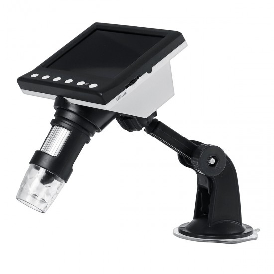 1000X 4.3 inch Portable Digital Microscope Magnifier Camera With 8LED Lights