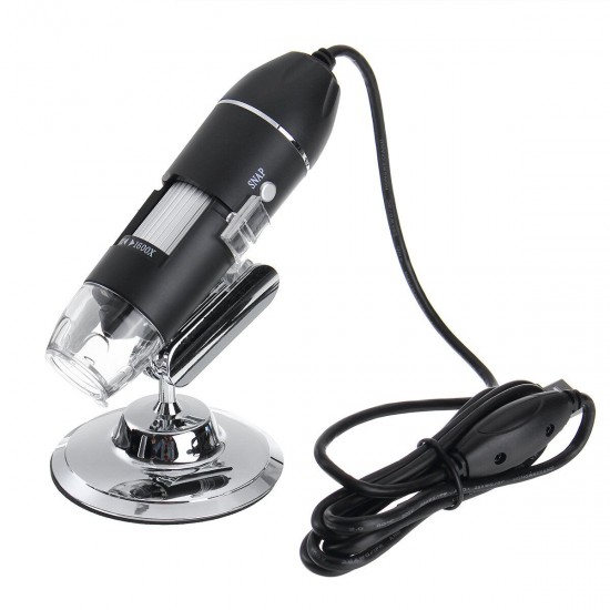 1000X 8LED 2MP USB Zoom Microscope Digital Magnifier HD Endoscopic Camera Video