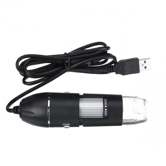 1000X 8LED 2MP USB Zoom Microscope Digital Magnifier HD Endoscopic Camera Video