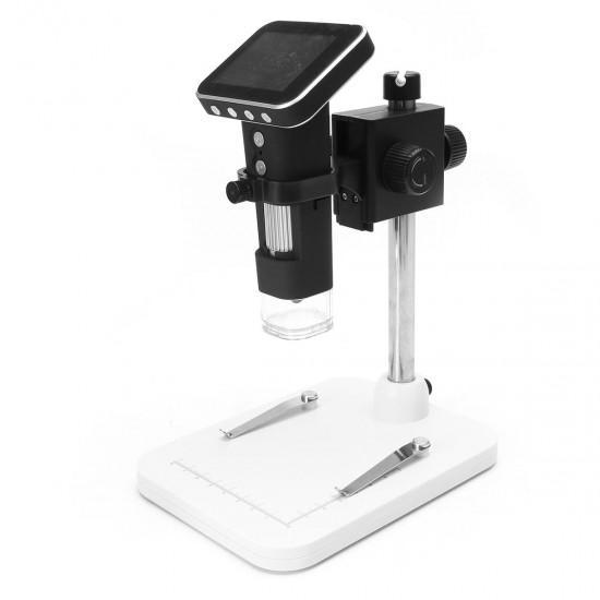 1000X Portable USB Digital Microscope Camera 2.4 inch HD Screen Integrated Stand