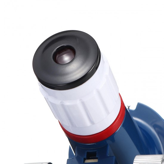 100X 400X 1200X Zoom Illuminated Monocular Plastic Biological Microscope for Kids