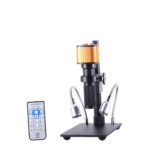 16MP HD Industrial Digital Electronic Microscope Camera 150x C-Mount Zoom Lens Camera Stand for Soldering 16MP HD Industrial Digital Electronic Microscope Camera 150x C-Mount Zoom Lens Camera Stand for Soldering