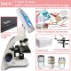 2000X Professional Biological Microscope Sperm Observation Livestock Aquaculture Special All-in-one Microscopio