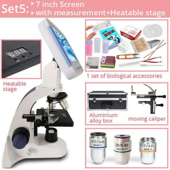 2000X Professional Biological Microscope Sperm Observation Livestock Aquaculture Special All-in-one Microscopio 2000X Professional Biological Microscope Sperm Observation Livestock Aquaculture Special All-in-one Microscopio