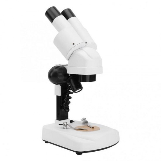 20X 40X Stereoscopic Binocular Microscope Portable with LED Light Source