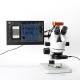 21MP 2K HD USB Microscope Camera with 56 LED Light Stereo Microscope Zoom 7X-45X Repair Microscope For PCB Soldering