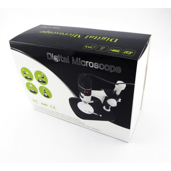 2MP 8LED USB 40X-1000X Microscope Endoscope Magnifier Digital Video Camera