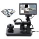 30X-110X Diamond Waistline Video Microscope Jewelry Detection Diamond Number Microscopio with 7 inch Screen