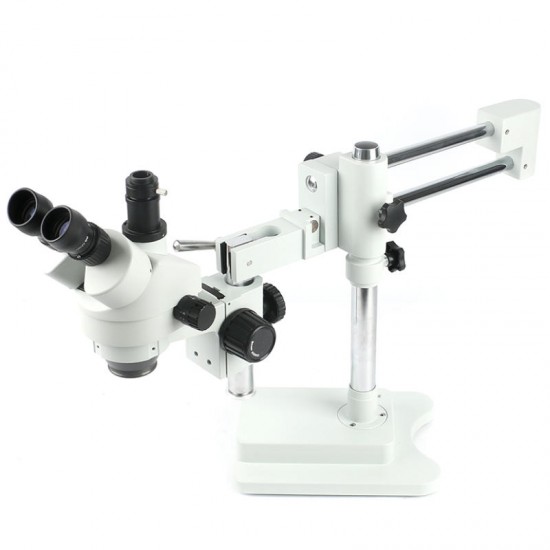 3.5X 7X 45X 90X Double Boom Stand Zoom Simul Focal Stereo Microscope+21MP Camera Microscope For Industrial PCB Repair