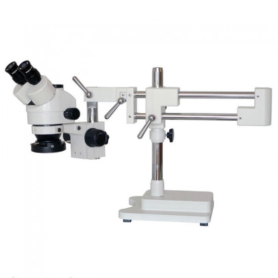 3.5X 7X 45X 90X Double Boom Stand Zoom Simul Focal Stereo Microscope+34MP Camera Microscope For Industrial PCB Repair