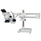 3.5X 7X 45X 90X Double Boom Stand Zoom Simul Focal Stereo Microscope+34MP Camera Microscope For Industrial PCB Repair