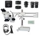 3.5X 7X 45X 90X Double Boom Stand Zoom Simul Focal Stereo Microscope+34MP Camera Microscope For Industrial PCB Repair