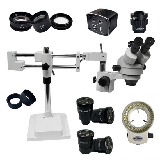 3.5X-90X Continuous Stereo Zoom Magnification Stereo Microscope for Mobile Phone Repair