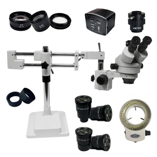 3.5X-90X Continuous Stereo Zoom Magnification Stereo Microscope for Mobile Phone Repair 3.5X-90X Continuous Stereo Zoom Magnification Stereo Microscope for Mobile Phone Repair