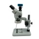 3.5X-90X Stereo Zoom Big table stand Microscope with 48MP Microscope Camera 0.5X Auxiliary Objective Lens